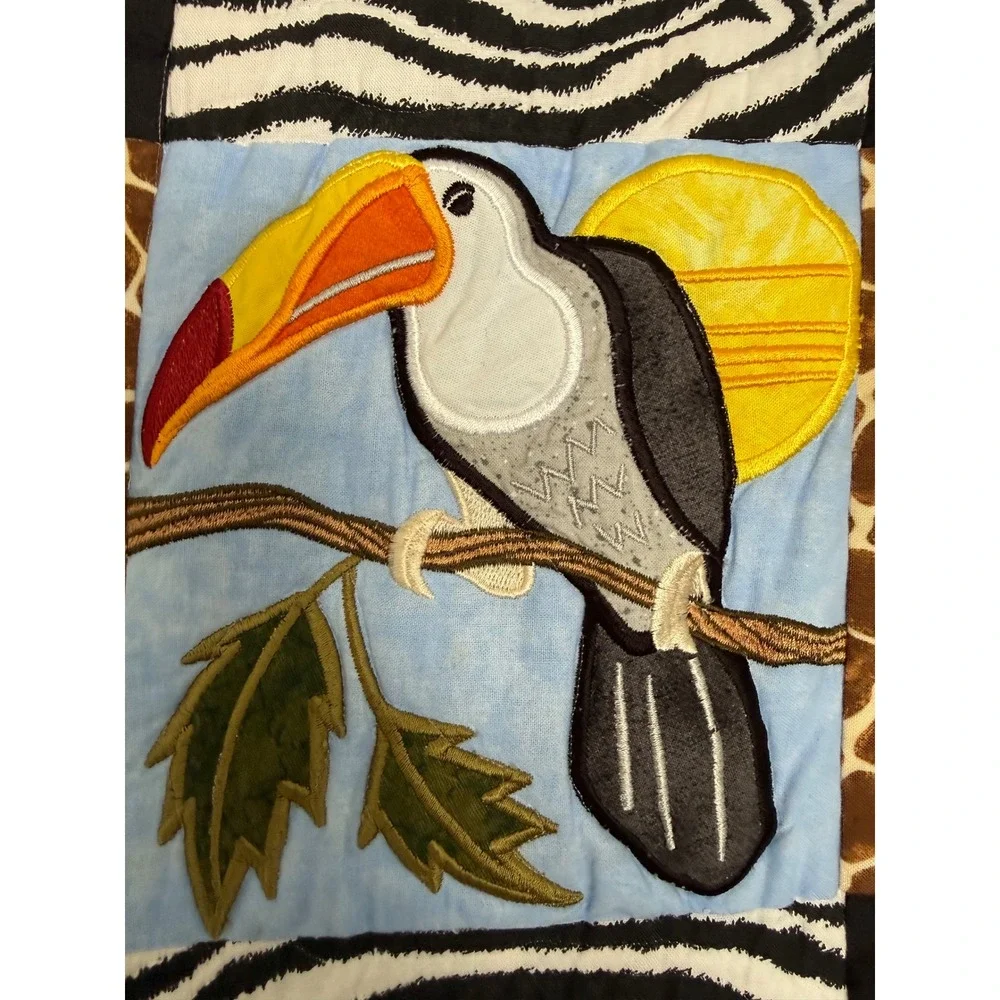 Handmade Safari Quilt/Wall Decor 36.5